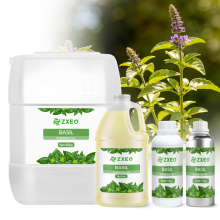100% Pure Natural Basil Essential Oil - Warm Spicy Aroma, Natural Antibacterial, Massage Care Bulk
