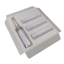 Custom bagasse pulp molded cosmetic packaging inner tray