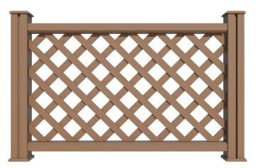 New generation outdoor plastic deck railing