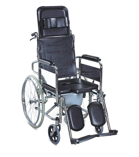 Hospital Medical Commode Toilet Wheel Chair