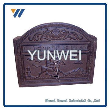 China Wholesale Decorative Wrought Iron Mailbox Post With High Quality