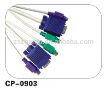 KVM Cable With VGA , Mouse, Keyboard OD 4.0x6.0x4.0mm