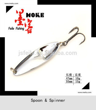 High quality Siliver zinc spoon lure