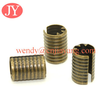 metal round crimps for pencile cord connector