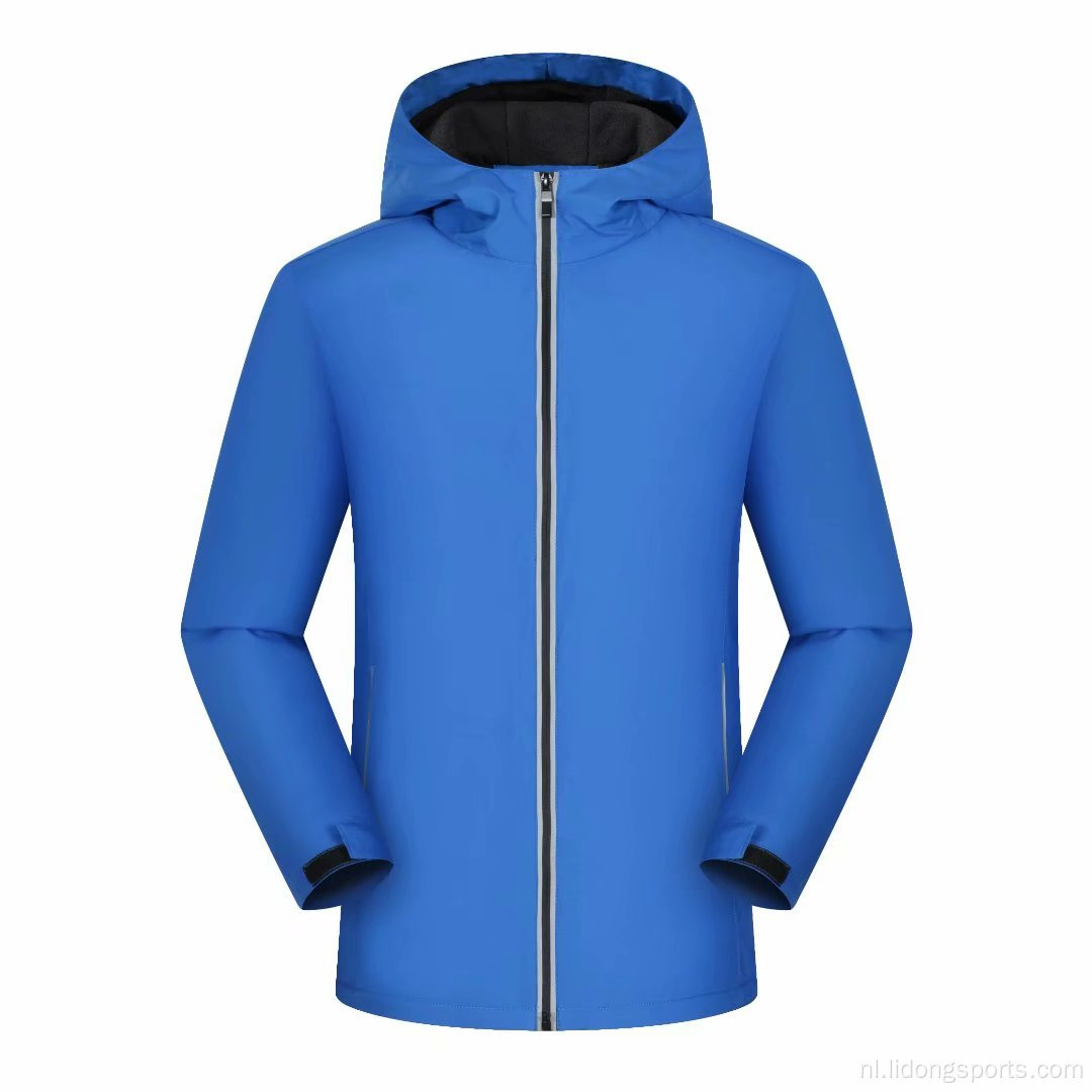 2022 Winter Nieuwe Polyester Heren Oversized Hoodie Fleece Regendicht Waterdicht Windbreker Werkomgeving