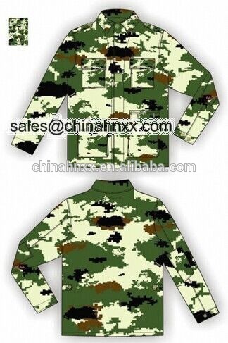 camouflage combat uniform