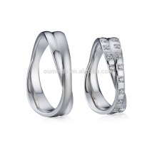 Cheap wholesale gold plated 316l stainless steel rings engagement ring settings