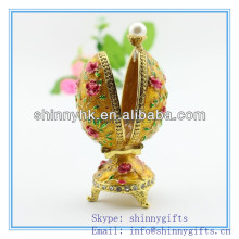 Easter Gifts And Crafts/New Design Easter Egg/ Metal jewelry box SCJ1009