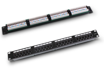 19" 1U 16 ports 24 ports 48 ports cat6 rj45 patch panel telephone patch panel