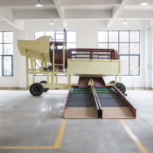 Portable Sand Gold Wash Plant 20 TPH Gold Mining Washing Machinery