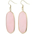 Natural crystal healing stone earrings for women and girls