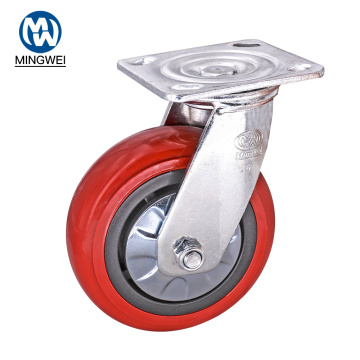 Heavy duty PVC(PU) on cast PP(Korean) caster wheel 6inch 250kg