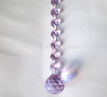 Purple crystal glass bead curtains MH-12780