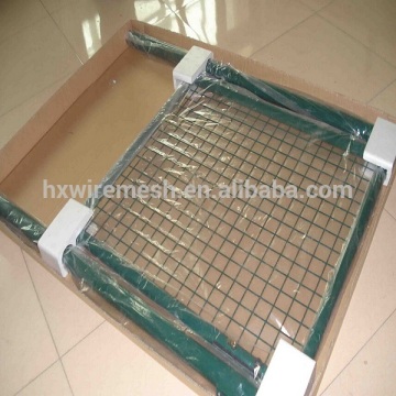 50*200mm pvc coated welded wire mesh fence