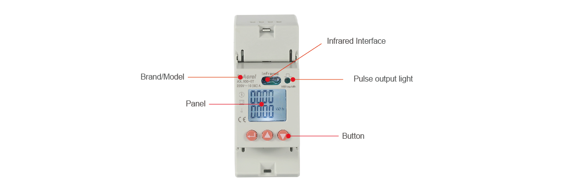 Prepaid Energy Meter With Current Transformer