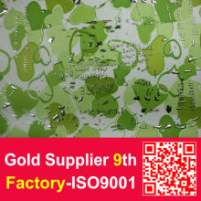 600D*300D With Silver Dropped Printed PVC Fabric
