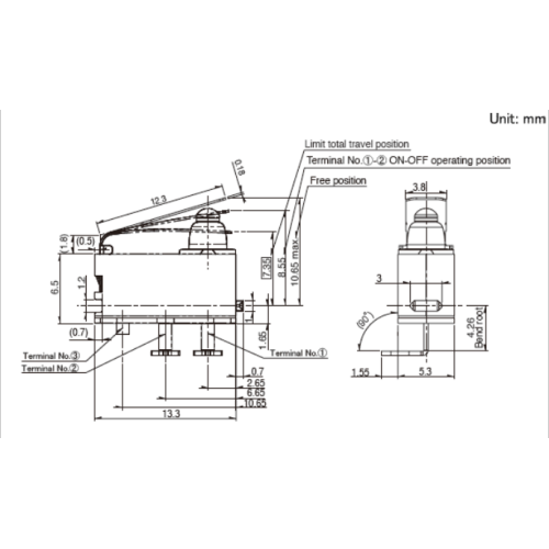 ALPS Waterdicht type Detectieschakelaar