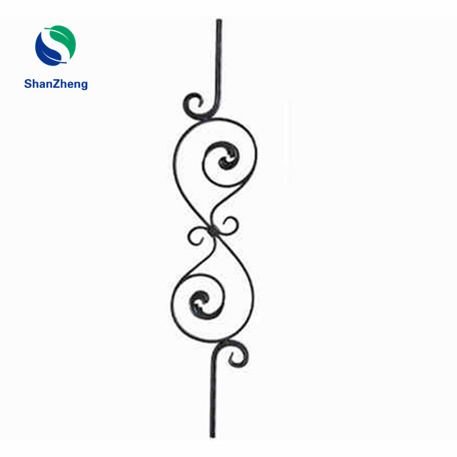 Forged balusters wrought iron fittings ornaments