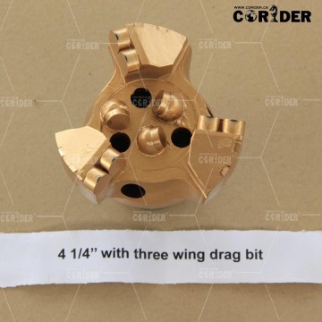 all sizes 3 blades pdc drag bits / drilling drag bit/drag bit
