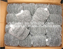 galvanized wire mesh scrubber for household cleaning