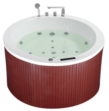 Small Massage Acrylic Round Bath Tub