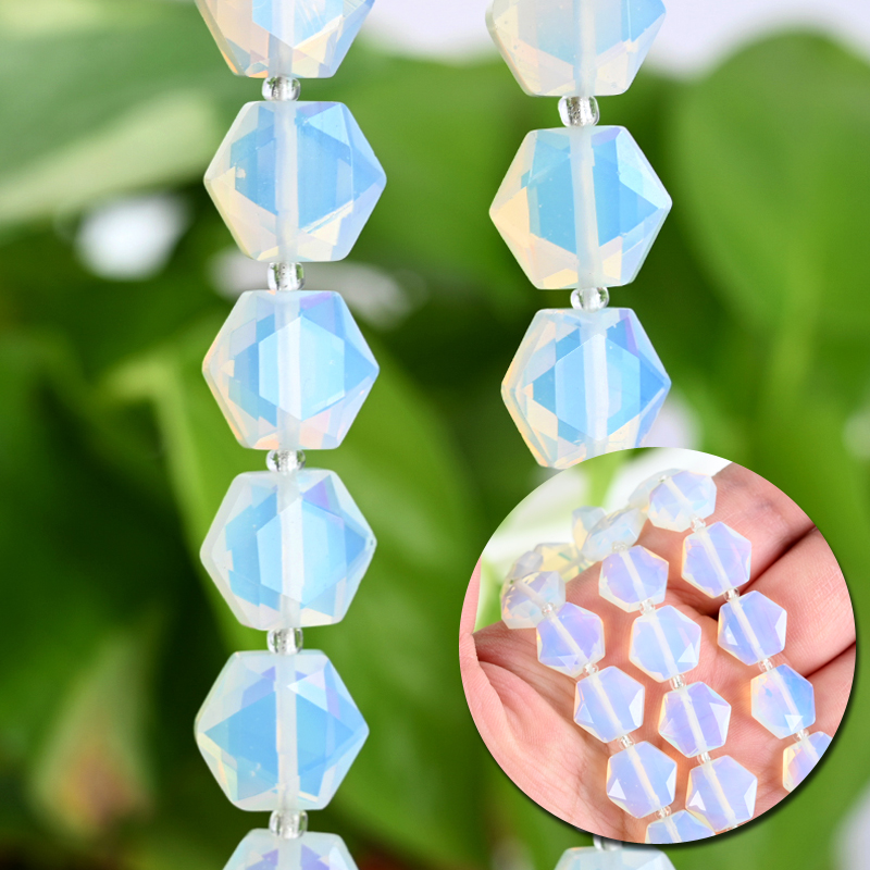 Faceted Natural Crystal Beads