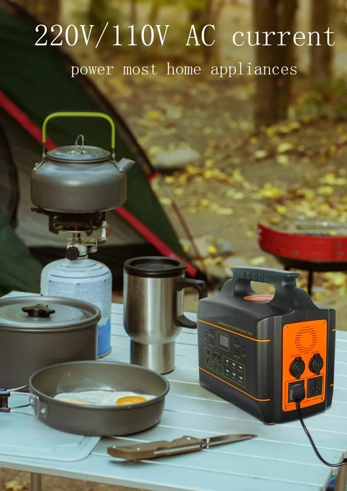 Portable Power Power Station High Capacity 1000W Solar Outdoor Camping Uninterruptible Power Supply (UPS)