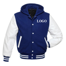 Factory Wholesale Unisex Varsity Jacket with Quilted Lining