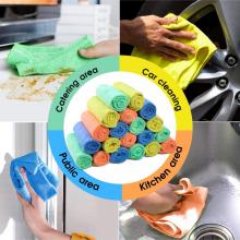 80%Polyester Kitchen Towels Microfiber Cleaning Cloth