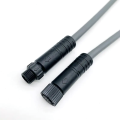 M8 12mm 8pin Panel Mounting Waterproof Connector Cable