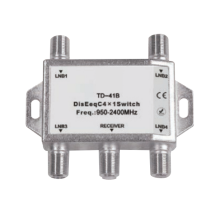 Highfly 4x1 Diseqc Switch: 4-In-1 Diseqc Multi Switch for Satellite Systems