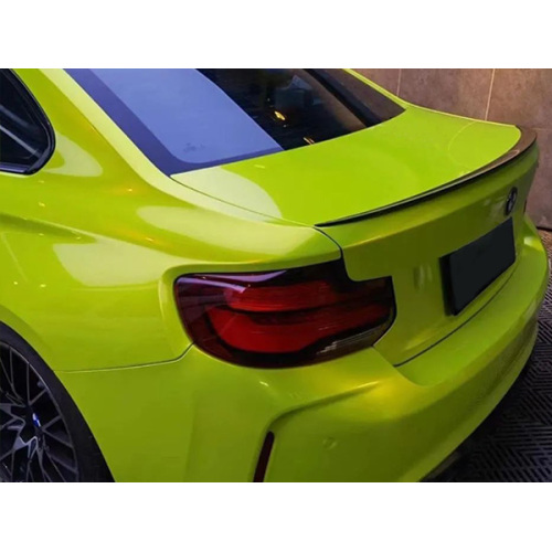 Metallic Fantasy Lemon Yellow Car wrap