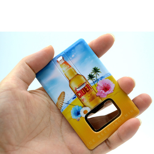 Bottle Opener Custom Card USB Flash Drive