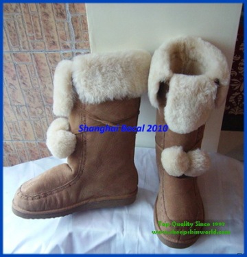 classic sheepskin double face boot