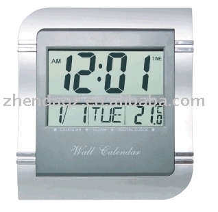 Large LCD clock