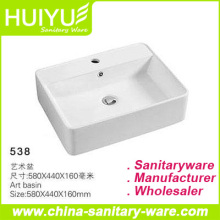 Unique design hotel ceramic bathroom art basin