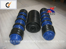 coal Material Steel impact Roller idler for belt conveyor