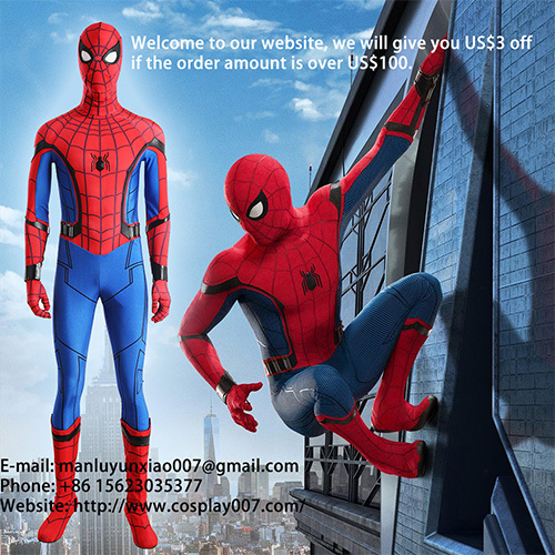 The Spider Man Cosplay Costume Jumpsuit For Men New Arrival MANLUYUNXIAO Custom Made