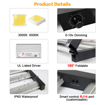 2022 Foldable Grow Light Bar 600W 3000k+660nm