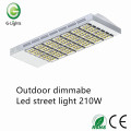 Luz de calle llevada al aire libre de Dimmable 210W