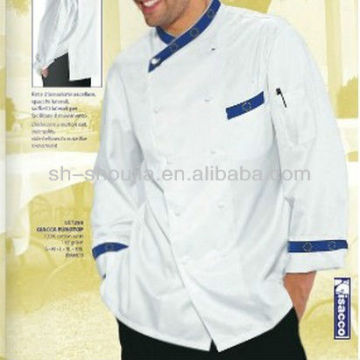 chef uniform, chef wear,White fashionable hotel wear, japanese chef uniform