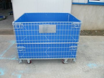 Hollow plate storage cage