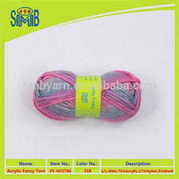 yarn factory supply various kind of popular air spun yarns for knitting scarf