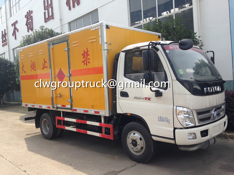 FOTON AUMAN Flammable Gas Van Truck