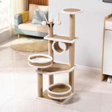 Large Jumping Platform with Cat Tree Toy