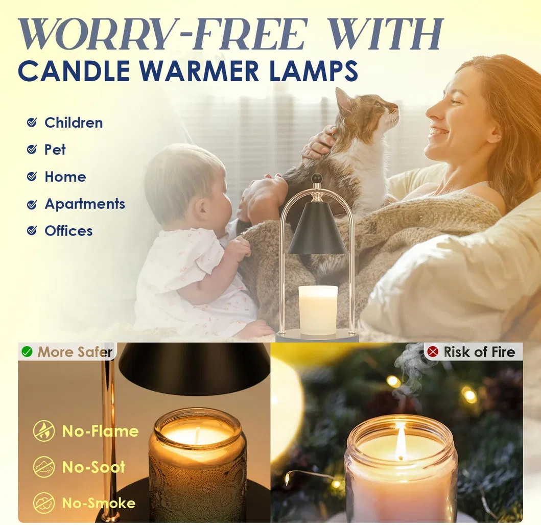Stylish Dimmable Candle Lamp for Cozy Bedroom Ambiance