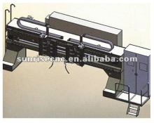 Double head drilling machine for plates