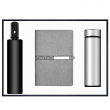 Business Stationery Gift Set: Umbrella Mug USB Pen Notebook