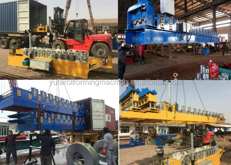 Building construction C purlin machine