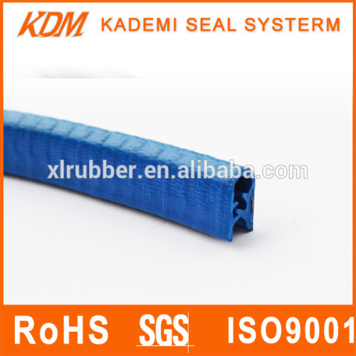 Rubber bumper strip/rubber strip sliding door seal co extruded EPDM